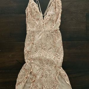 FashionNova Dazzle On The Daily Sequin Mini Dress